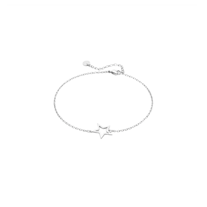Minimal Star Charm Chain Bracelet