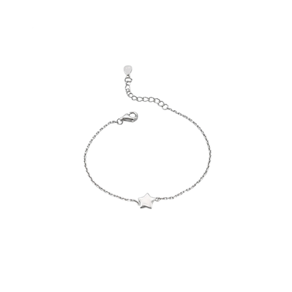 925 Sterling Silver Mini Star Chain Bracelet