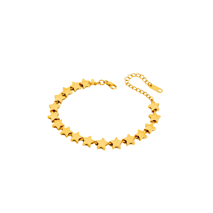 Golden Star Link Bracelet
