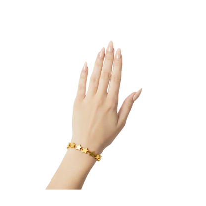 Golden Star Link Bracelet