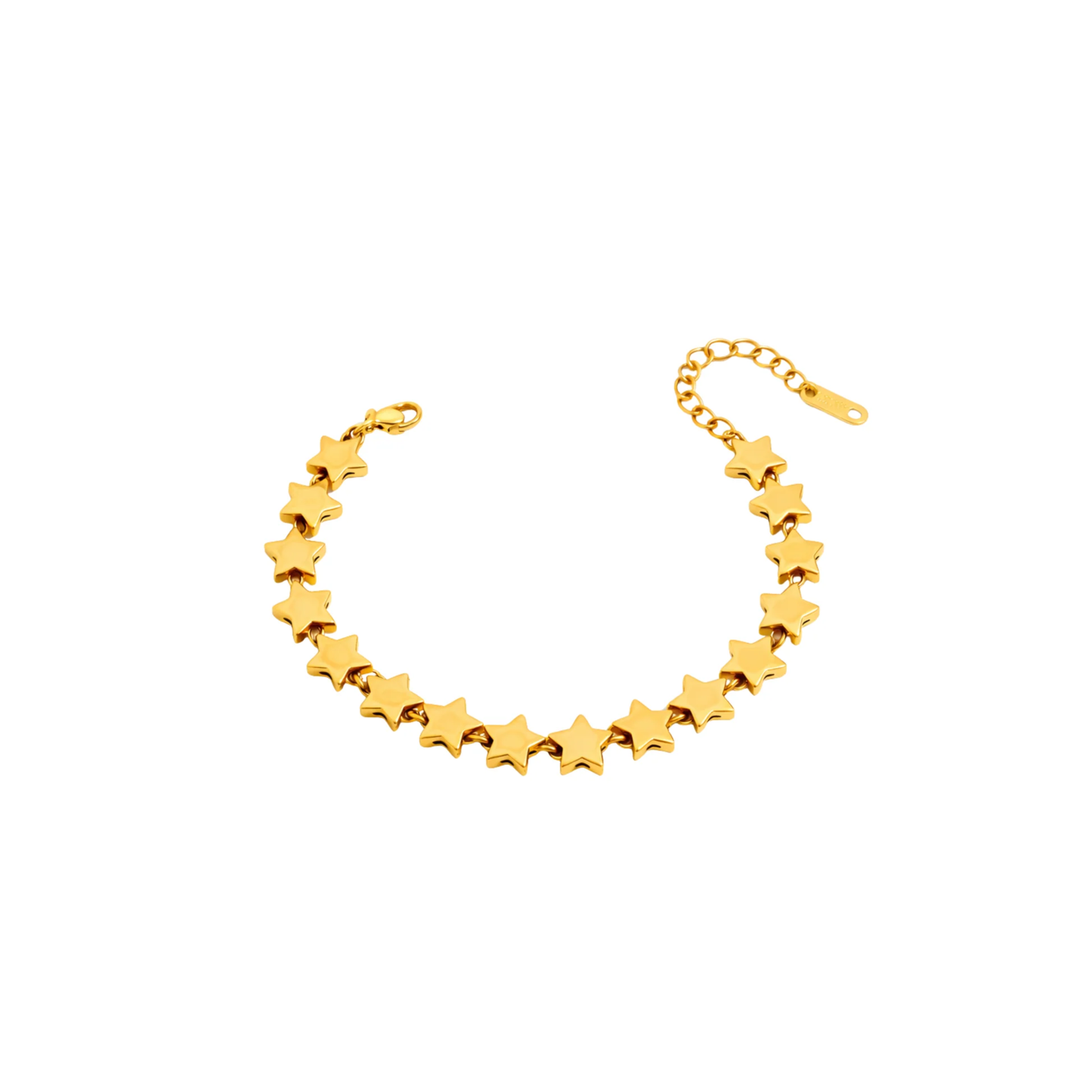 Golden Star Link Bracelet