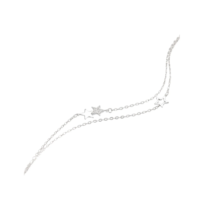 Double Layer Star Zircon Bracelet