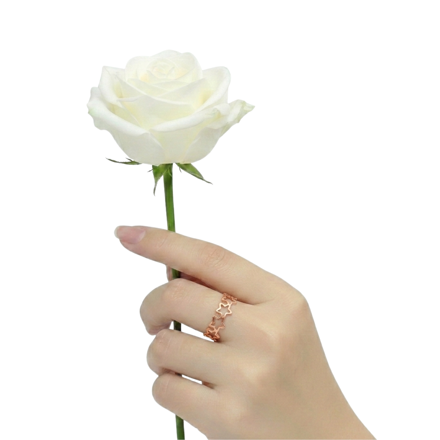 Celeste Star Crown Ring