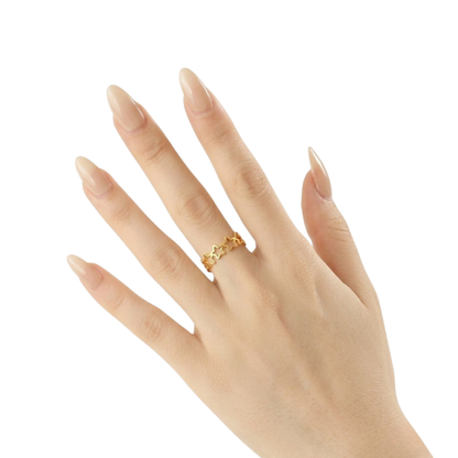 Celeste Star Crown Ring
