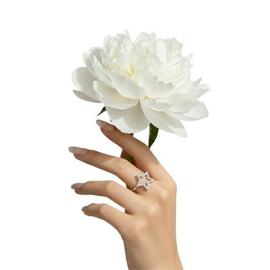 Celestial Point Star Diamond Ring