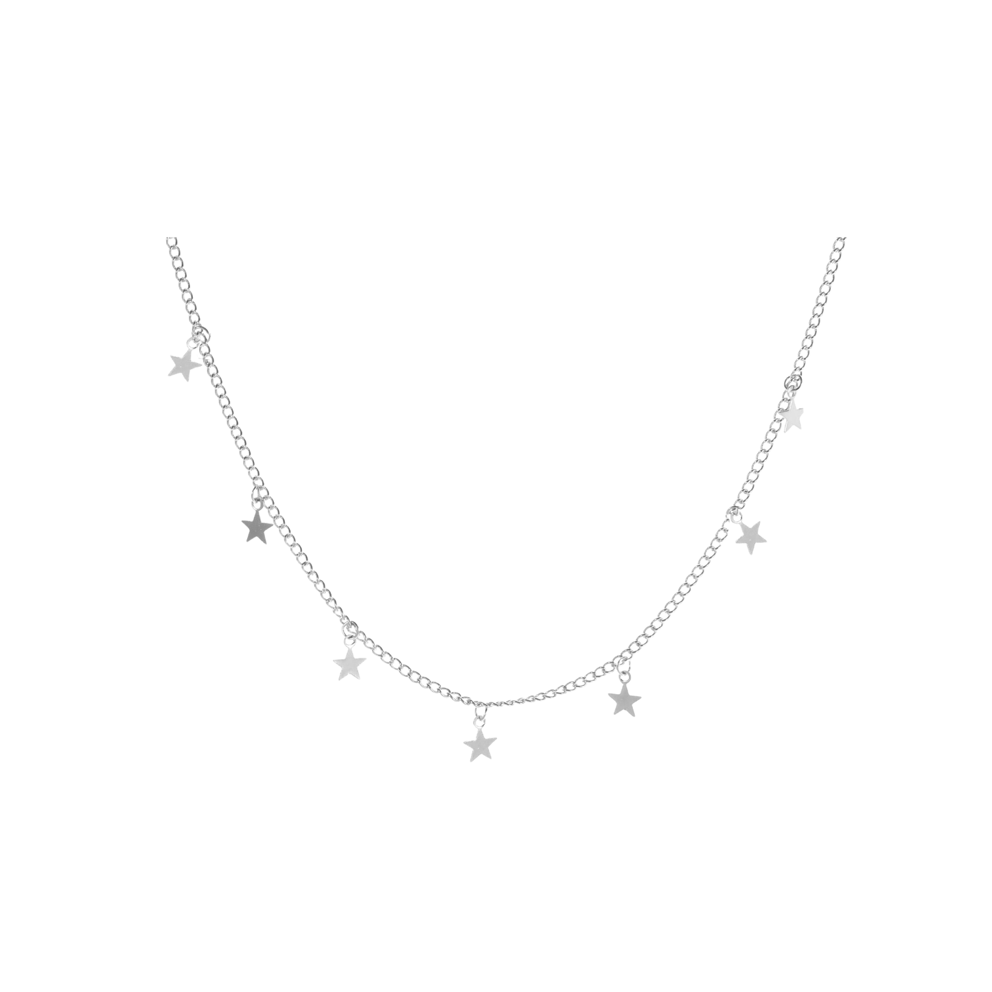 Gold Dainty Star Charm Necklace