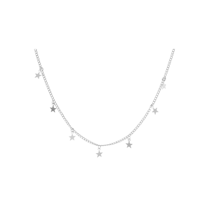Gold Dainty Star Charm Necklace