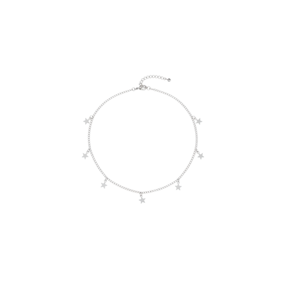 Gold Dainty Star Charm Necklace