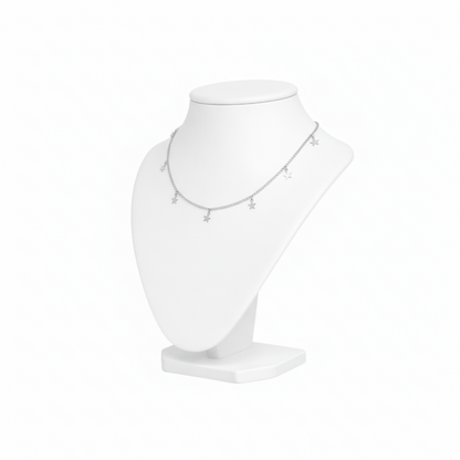 Gold Dainty Star Charm Necklace