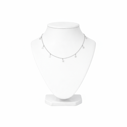 Gold Dainty Star Charm Necklace