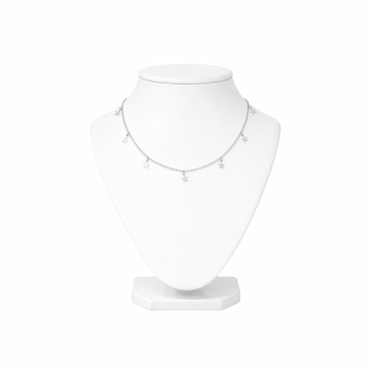 Gold Dainty Star Charm Necklace