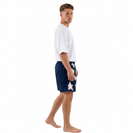 Retro Mesh Star Shorts