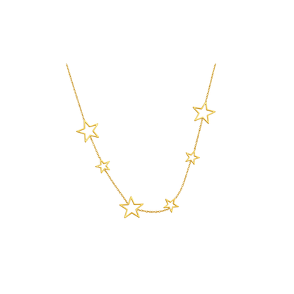 Hollow Star Chain Necklace