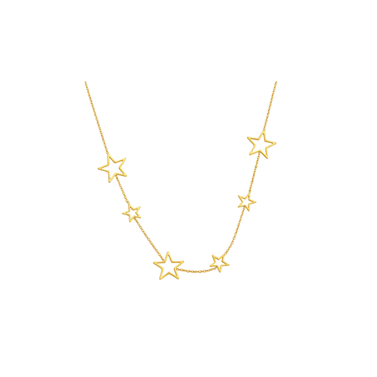 Hollow Star Chain Necklace