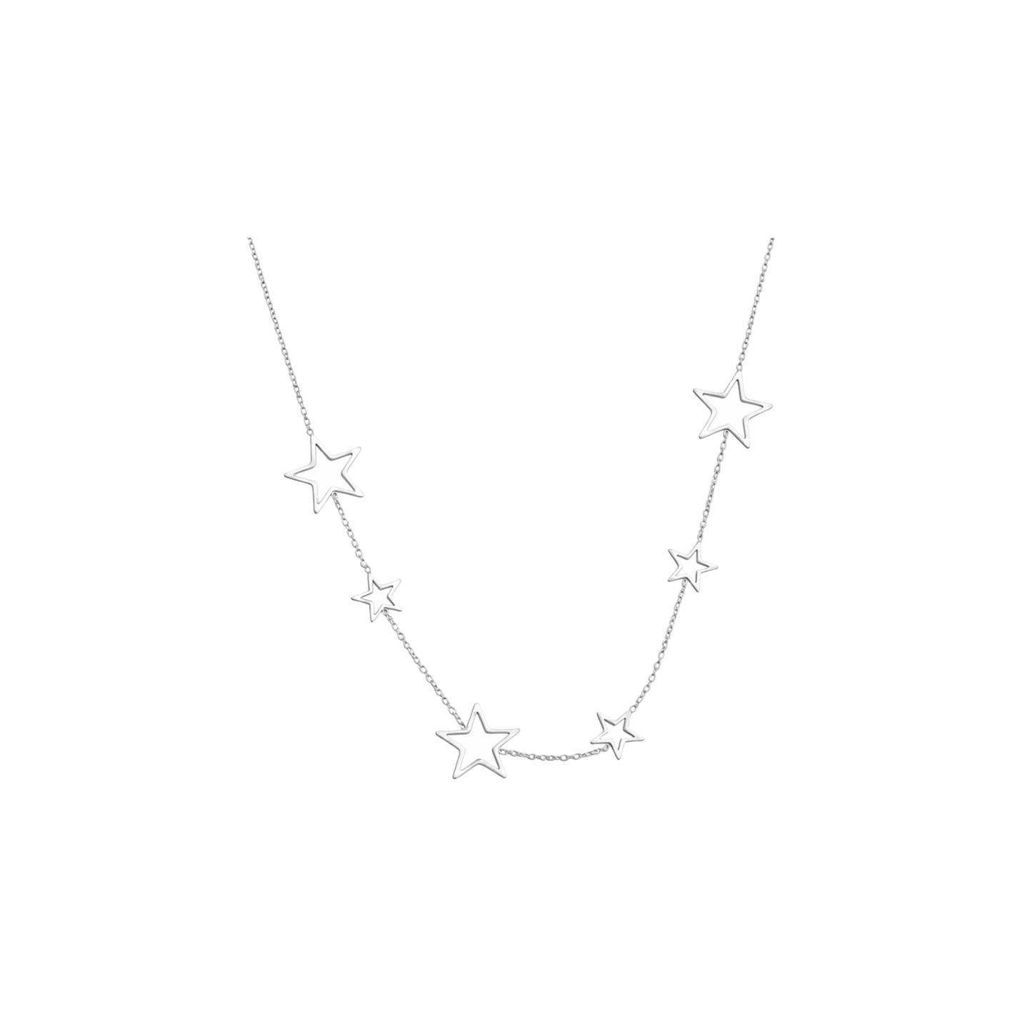 Hollow Star Chain Necklace