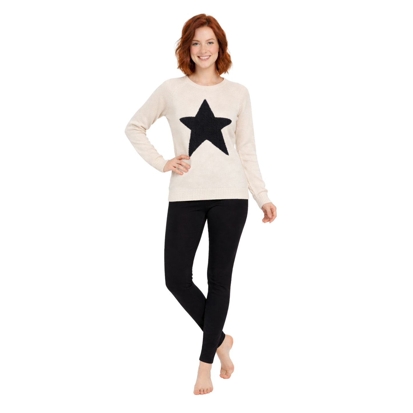 Soft Star Knit Sweater