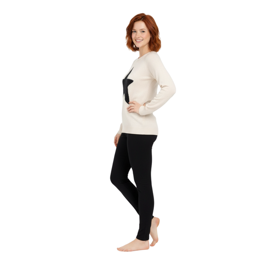 Soft Star Knit Sweater