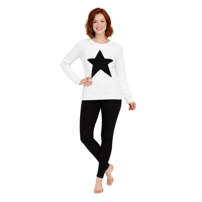 Soft Star Knit Sweater