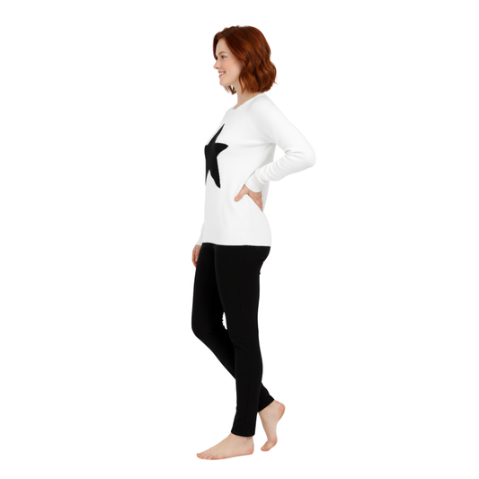 Soft Star Knit Sweater