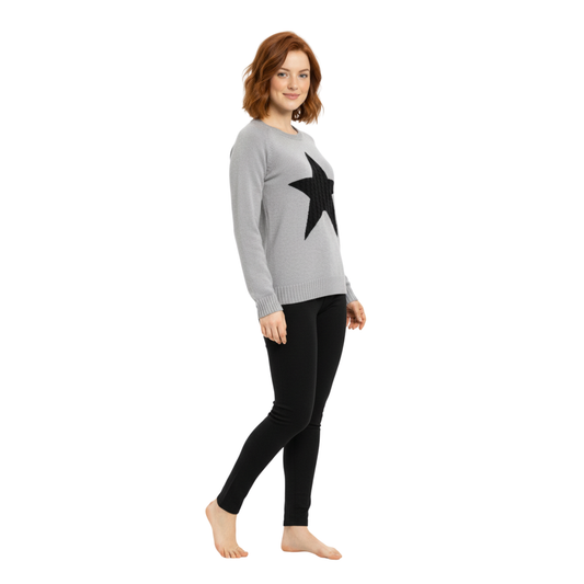 Soft Star Knit Sweater