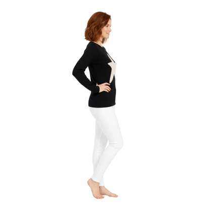 Soft Star Knit Sweater