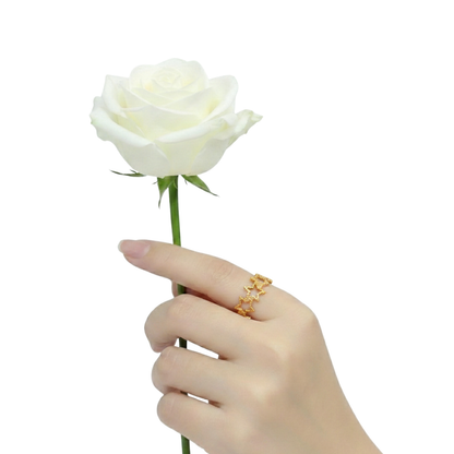 Celeste Star Crown Ring