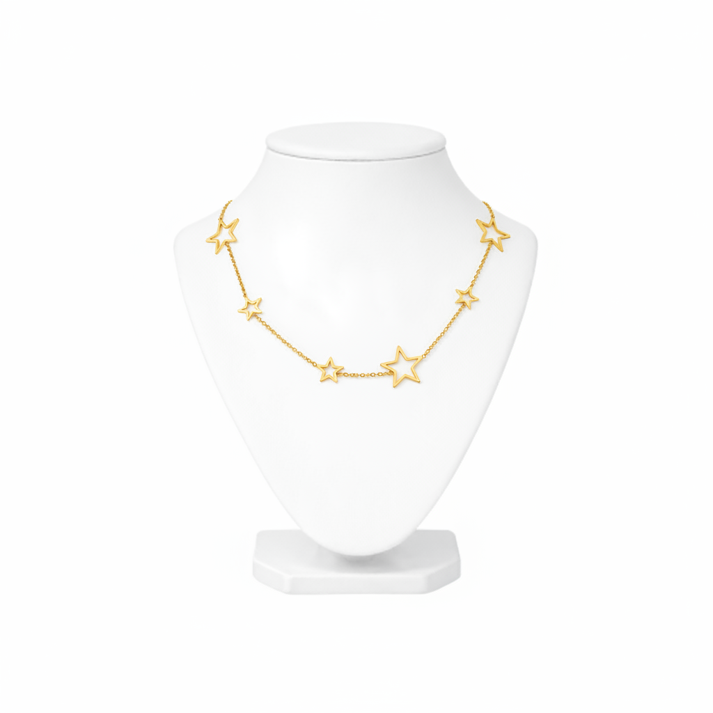 Hollow Star Chain Necklace