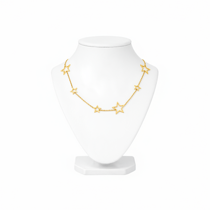 Hollow Star Chain Necklace
