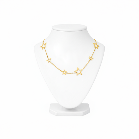 Hollow Star Chain Necklace