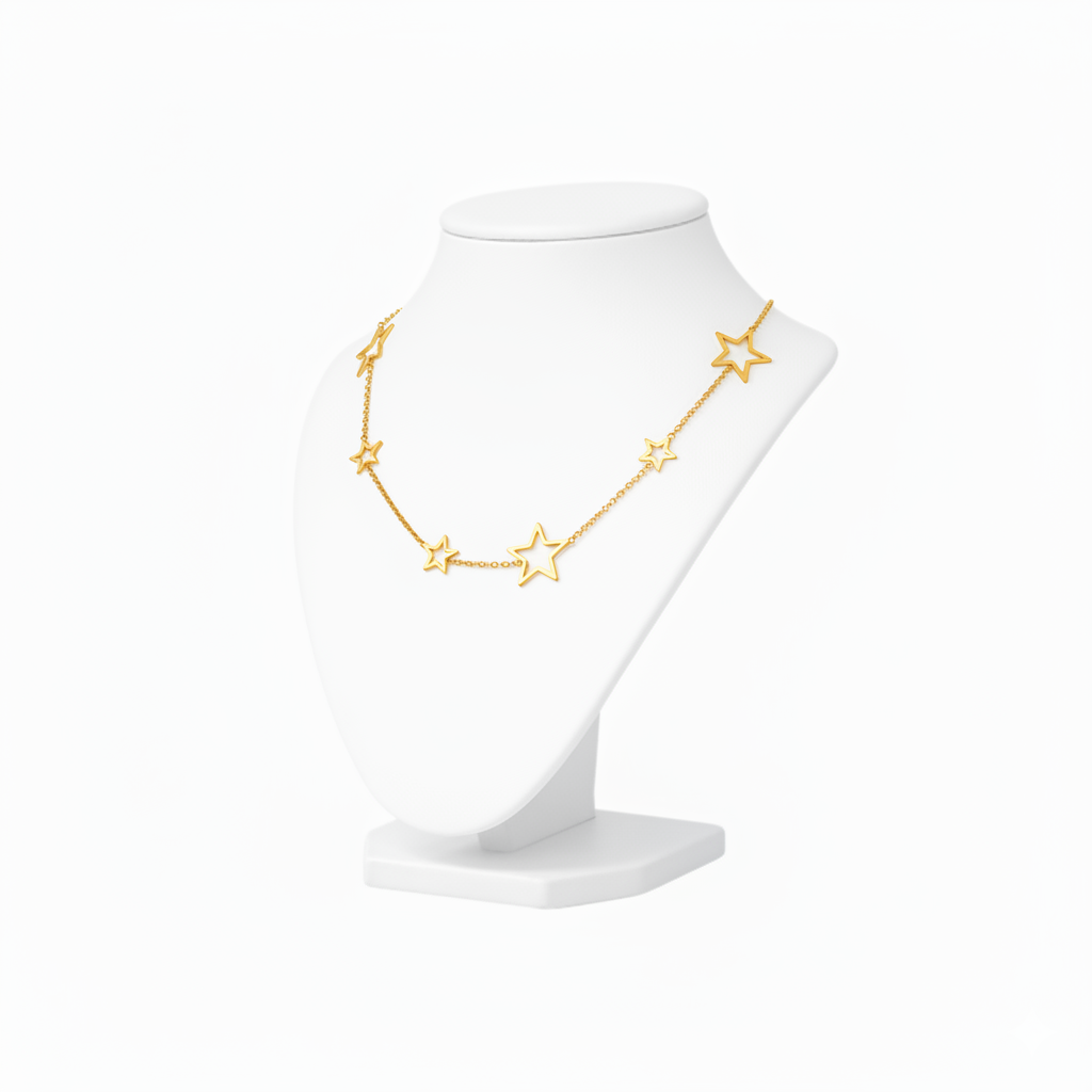Hollow Star Chain Necklace