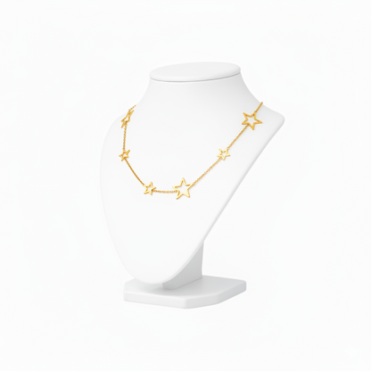 Hollow Star Chain Necklace