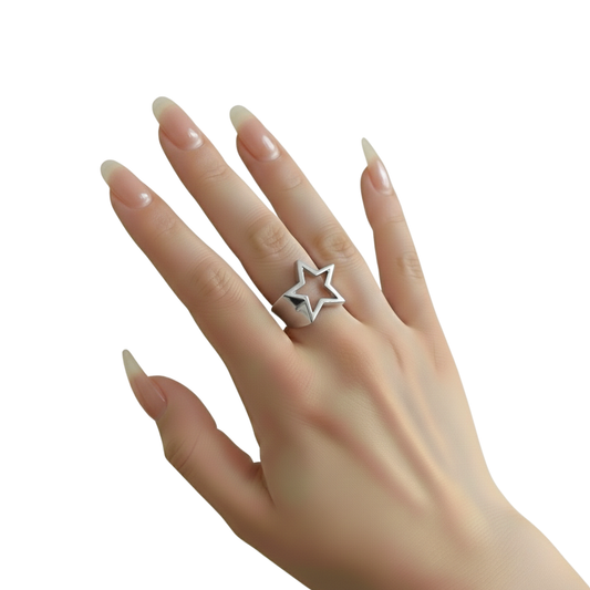Hollow Star Ring