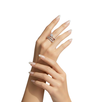 Celestial Star Open Silver Ring