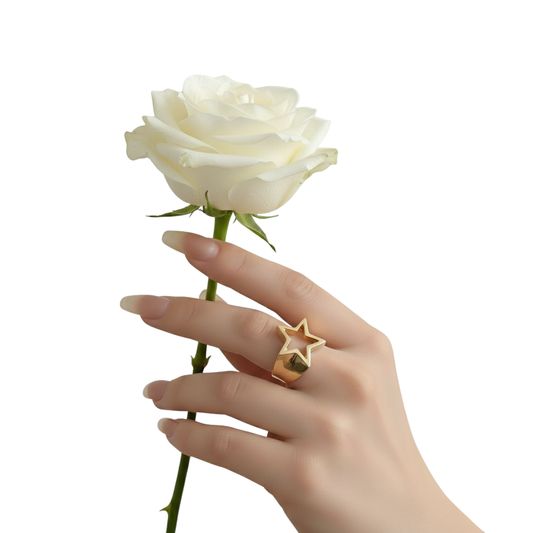 Hollow Star Ring