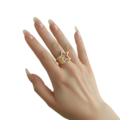 Hollow Star Ring