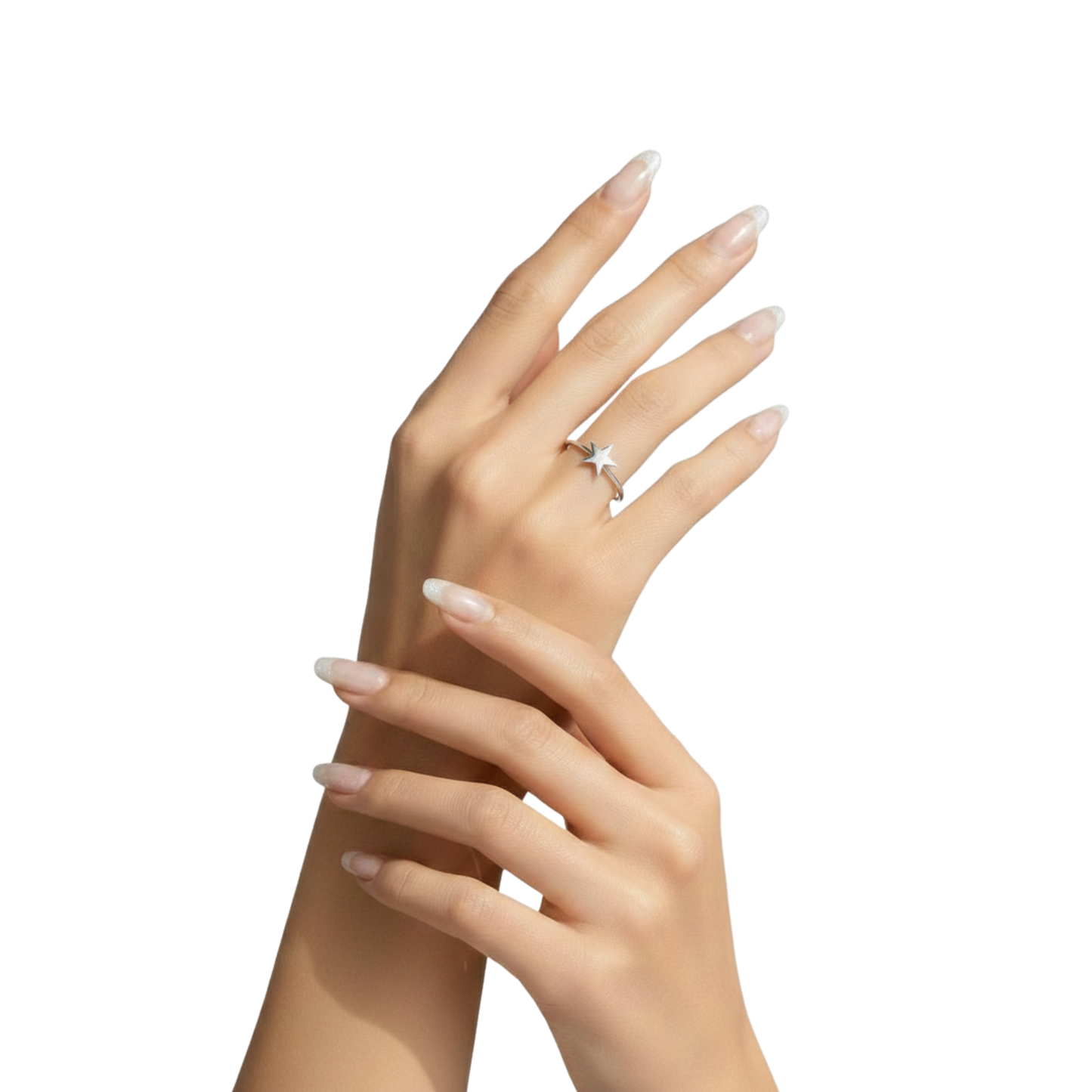 Minimal Star Band Ring
