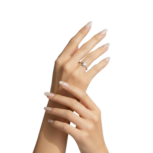 Minimal Star Band Ring