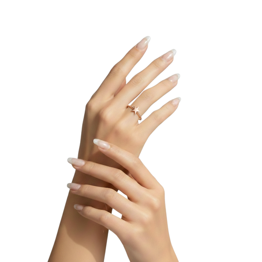 Minimal Star Band Ring