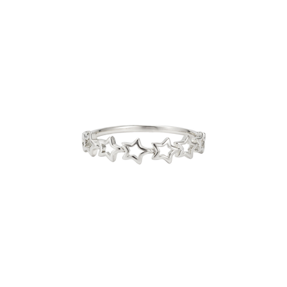 Stella Hollow Star Band Ring