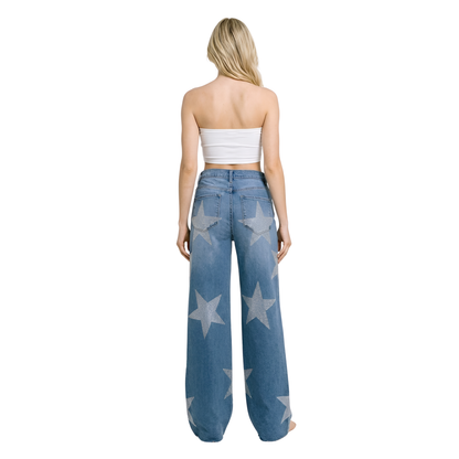 Star Night Wide Jeans