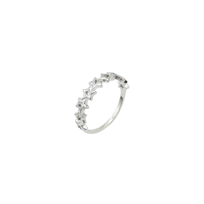 Stella Hollow Star Band Ring