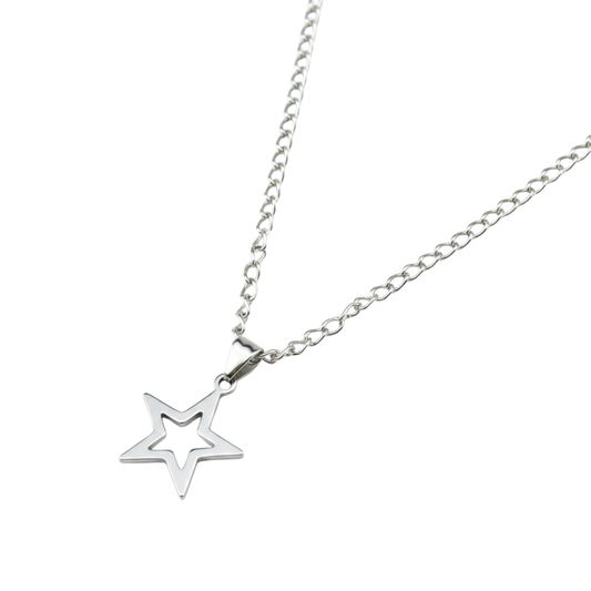 Hollow Star Chain Necklace