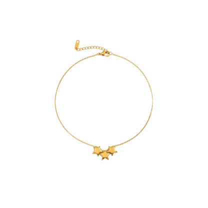 Triple Star Pendant Necklace
