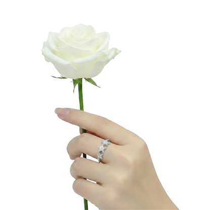 Trinity Diamond Star Ring