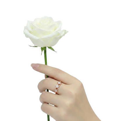 Trinity Diamond Star Ring