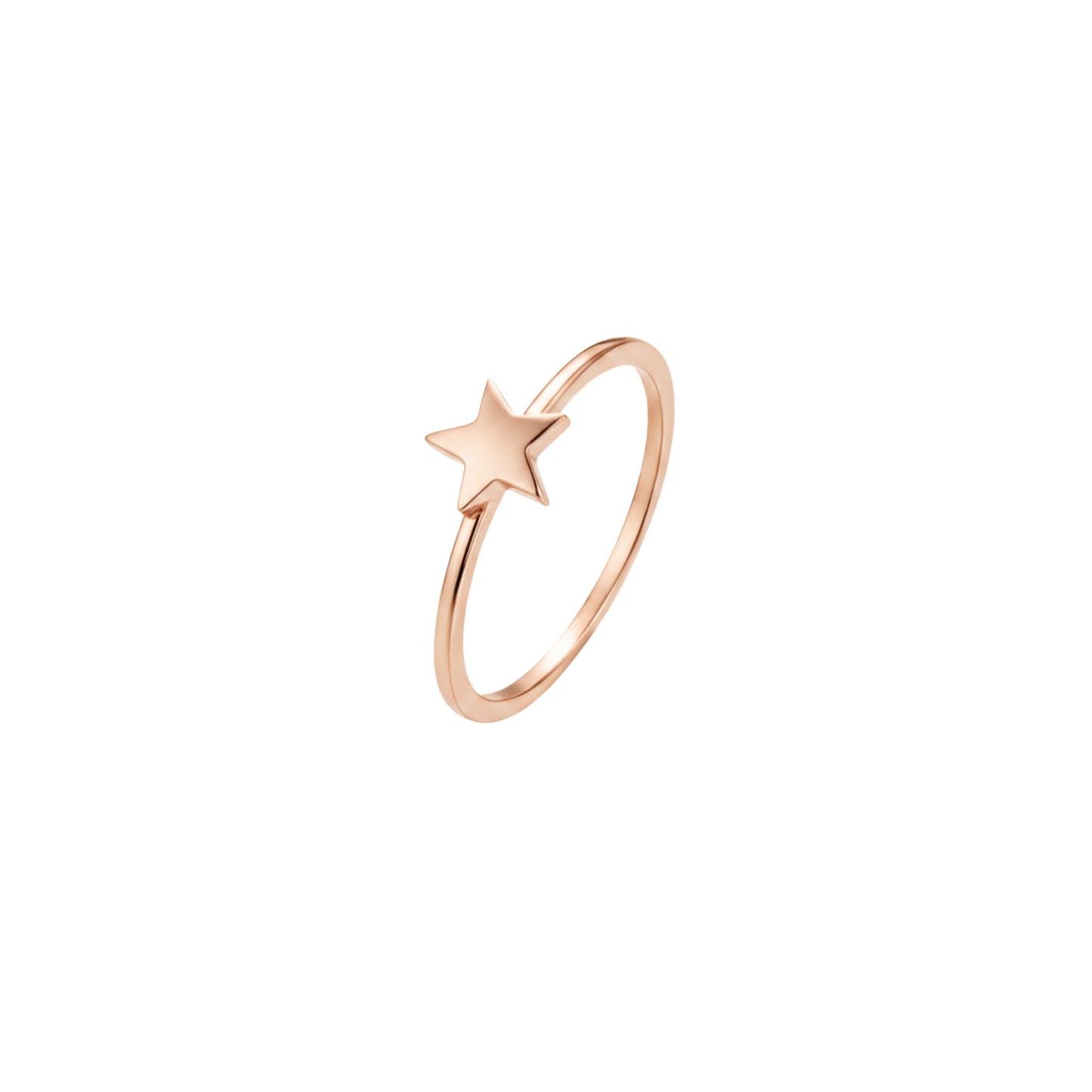 Minimal Star Band Ring