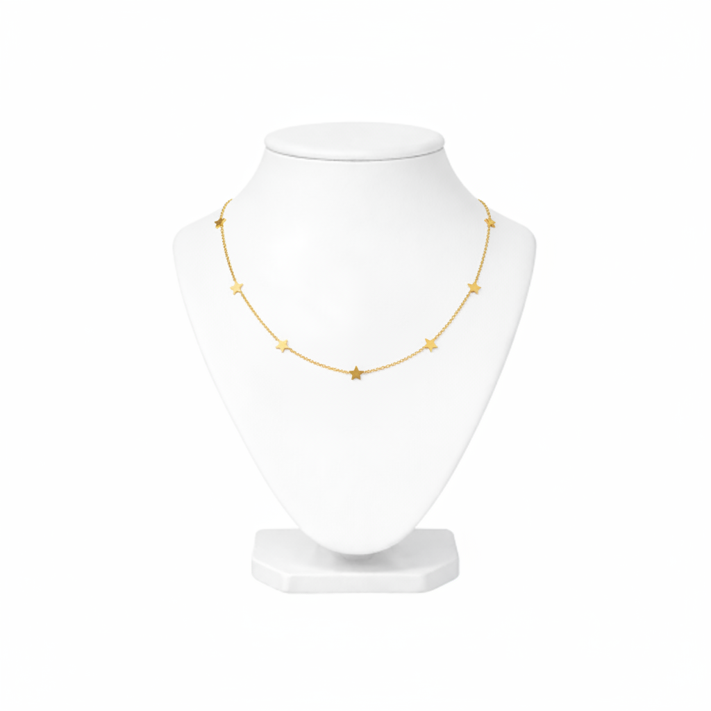 Dainty Star Charm Choker Necklace