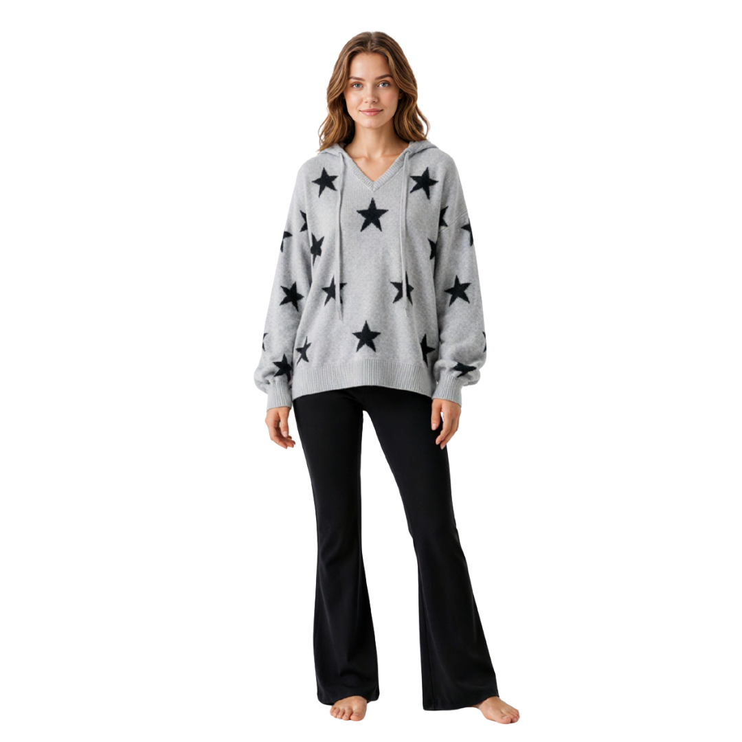 Starry Knit Hoodie