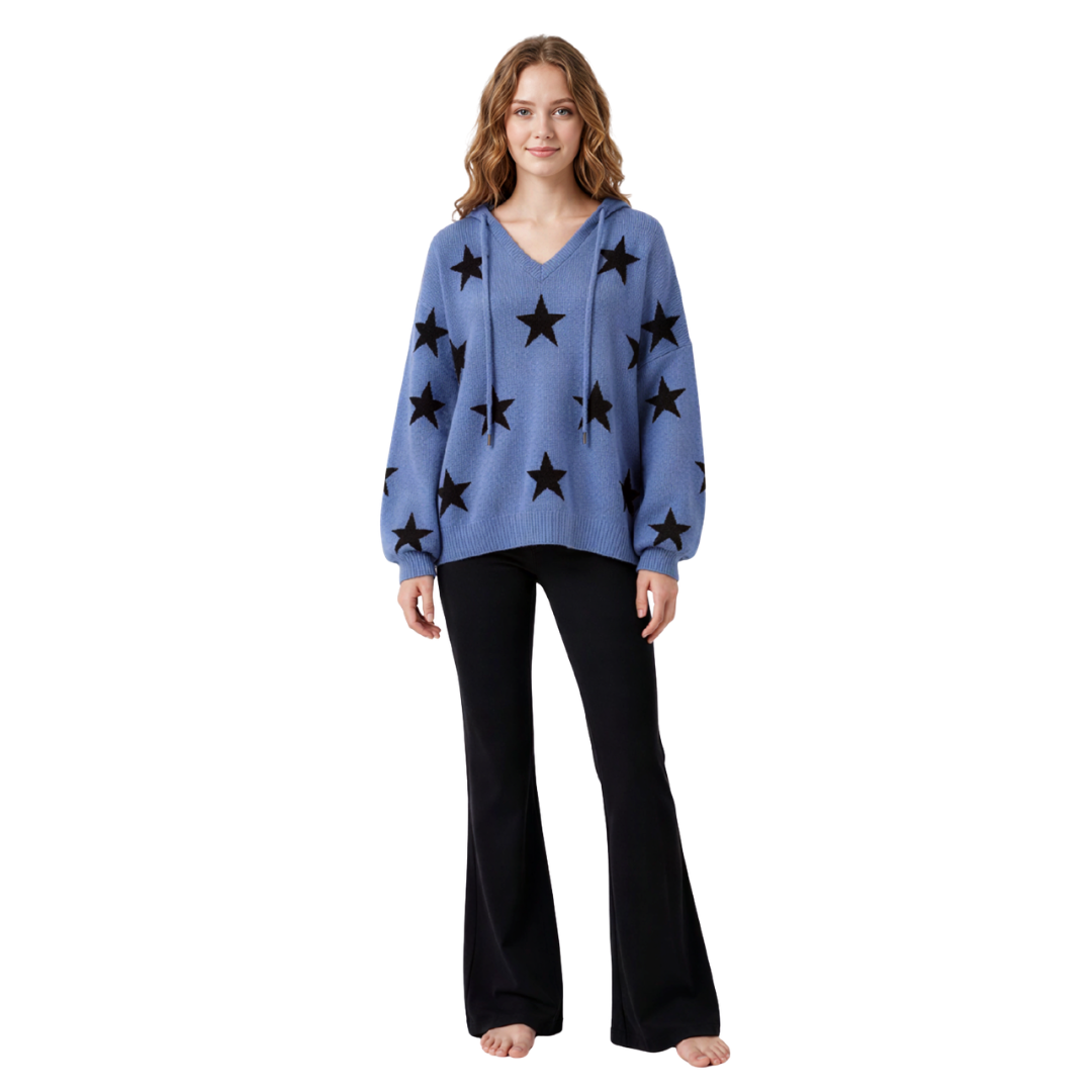 Starry Knit Hoodie