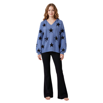Starry Knit Hoodie